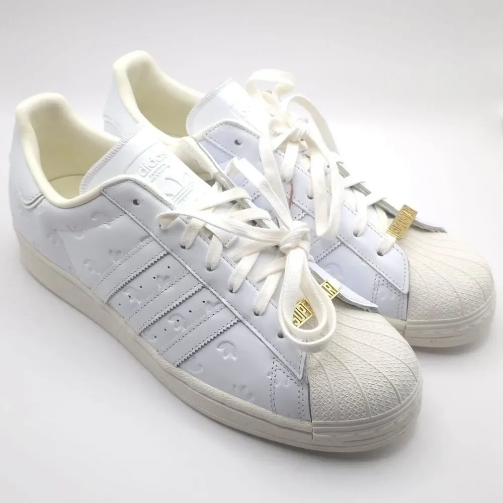 Adidas New Men's Size 11 Originals Superstar White Gold‎ Shoes Sneakers GY0025